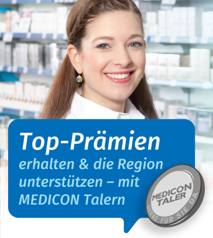Top Prämien erhalten und die Region unterstützen – mit MEDICON Talern