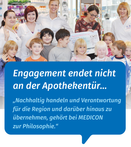 Engagement endet nicht an der Apothekentür...