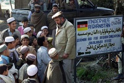 Reinhard Erös bei der Kinderhilfe Afghanistan